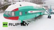 Russia  See drone footage of Mil-V12 - the LARGEST helicopter ever built