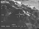 Indian fighter jet attacking Pakistani post