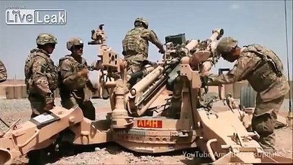 US military SUPER POWERFUL ARTILLERY live fire