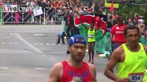 Austin Marathon Hyvon Ngetich Crawling to Finish