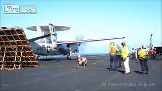 AWESOME US Navy F-18 Aircraft Carrier Flight Operations