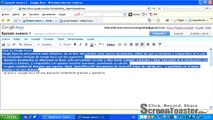 Google Docs. Documentos de texto principios basicos