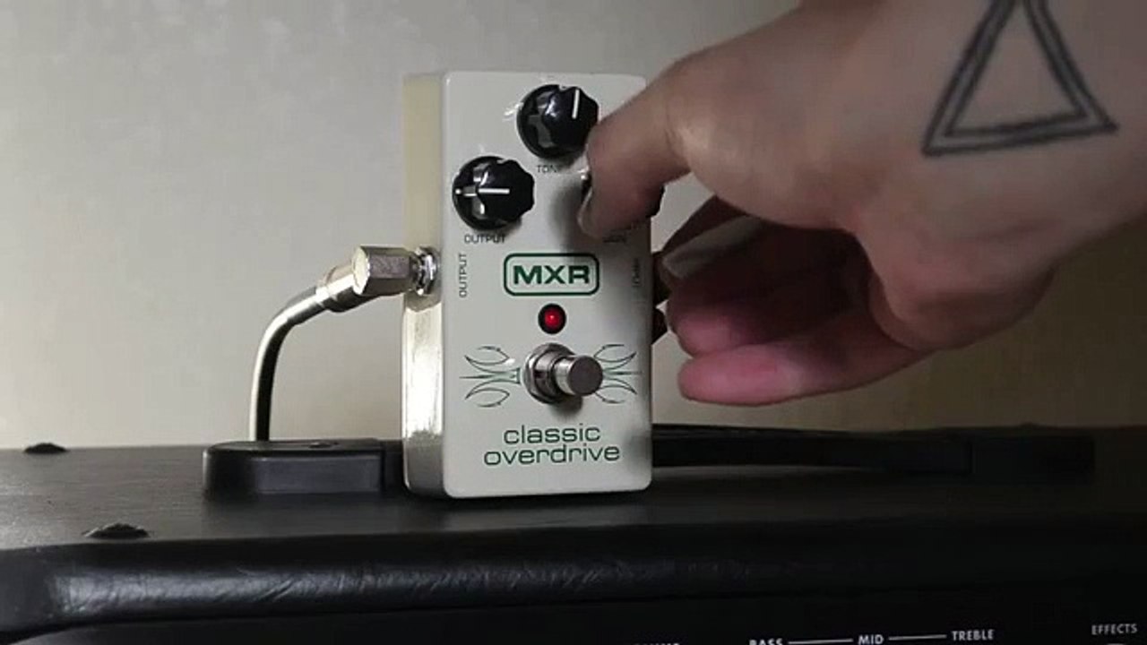 MXR Classic Overdrive Demo