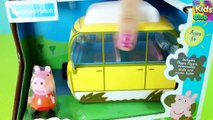 Peppa Pig Muddie Puddle Campervan Toy Unboxing | Свинка Пеппа на испанском