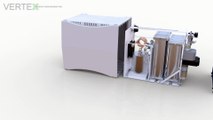3D Animation of a Nitrogen Generator Design and Engineered by Vertex Product Development Inc.