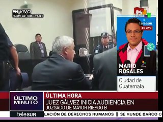 Guatemala: retrasan audiencia de Pérez Molina por ausencia de fiscal