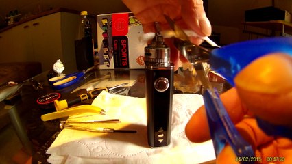 Montage Double Coils en Calpaton wire sur Kangerteck mini Partie 2