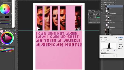 American Hustle 2014 Oscar Best Picture Poster Speed Drawing HD