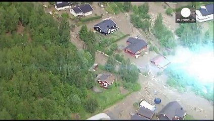 Heavy rain causes chaos in southern Norway