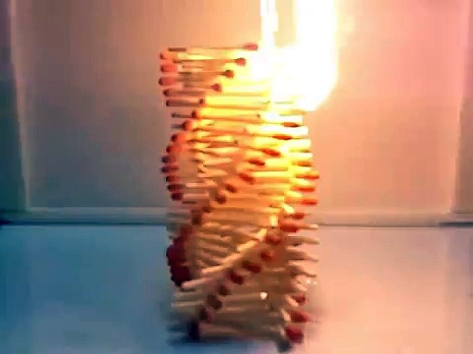 Amazing Fire Domino!