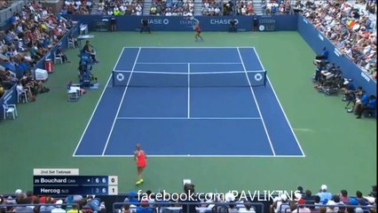 Eugenie Bouchard vs Polona Hercog Highlights ᴴᴰ US OPEN 2015