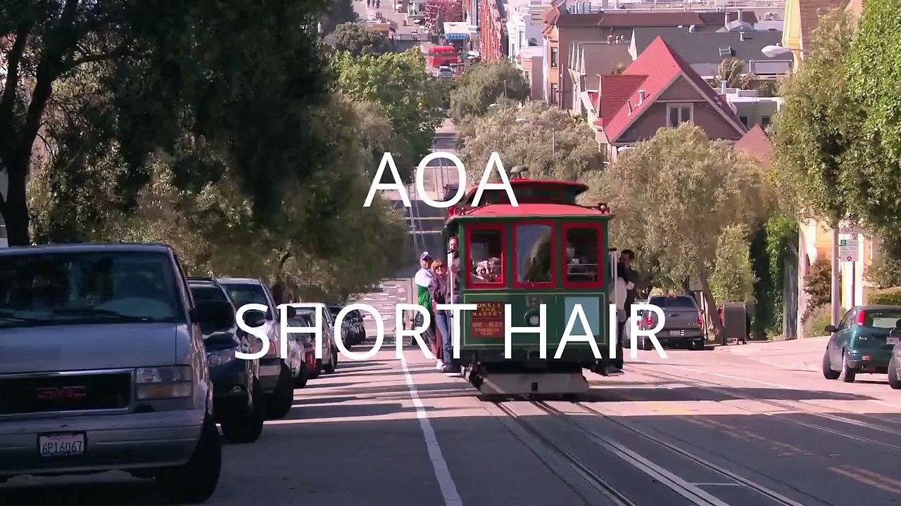 【AOA】K-POP　SHORT HAIR 挑発セクシー  空から降りてきた天使たちの脚線美を見逃すな！