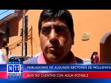N11 Informativo POBLADORES DE ALGUNOS SECTORES DE MOLLEPATA AUN NO CUENTAN CON AGUA POTABLE