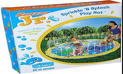 New Banzai Play Mat Jr. Sprinkle N Splash Water Toy Deal
