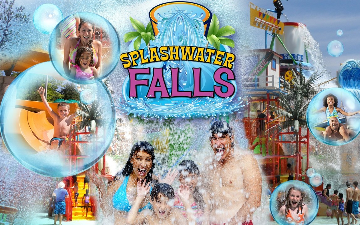 Six Flags America présente Splashwater Falls