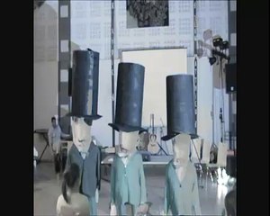 Animation de mariage, avec des grands chapeaux - YouTube