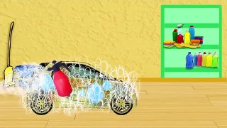 Cartoon Car Wash for Children  Toy Car Beep Beep! Educational Videos for kids