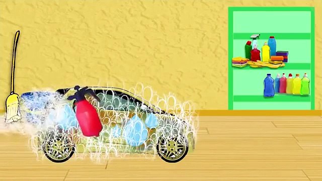 Cartoon Car Wash for Children Toy Car Beep Beep! Educational Videos for kids