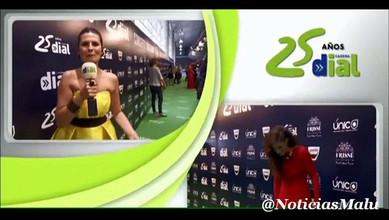 Entrevista Malú Alfombra Verde | 03/09/2015 25 Aniversario Dial | @NoticiasMalu