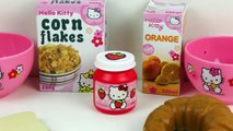 HELLO KITTY Sweet Bag Toy Food Play Doh Breakfast Dippin Dots Croissants