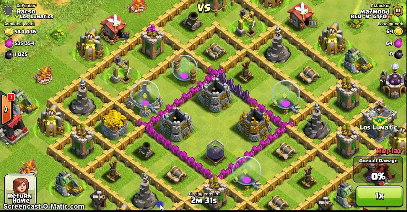 clash of clans best raid ever