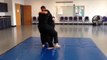Grappling fight simulation drill at Shiro Tora Martial Arts.