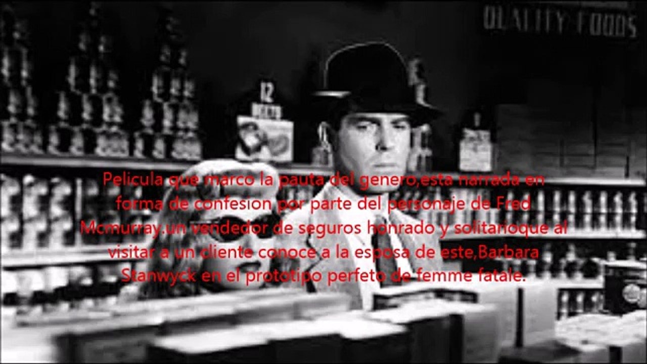 perdicion (double indemnity 1944) critica y pelicula completa