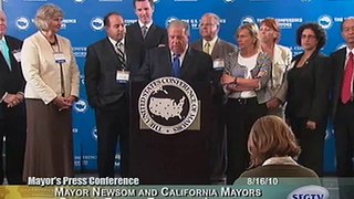Mayor Newsom and California Mayors Discuss Energy Efficiency Initiatives