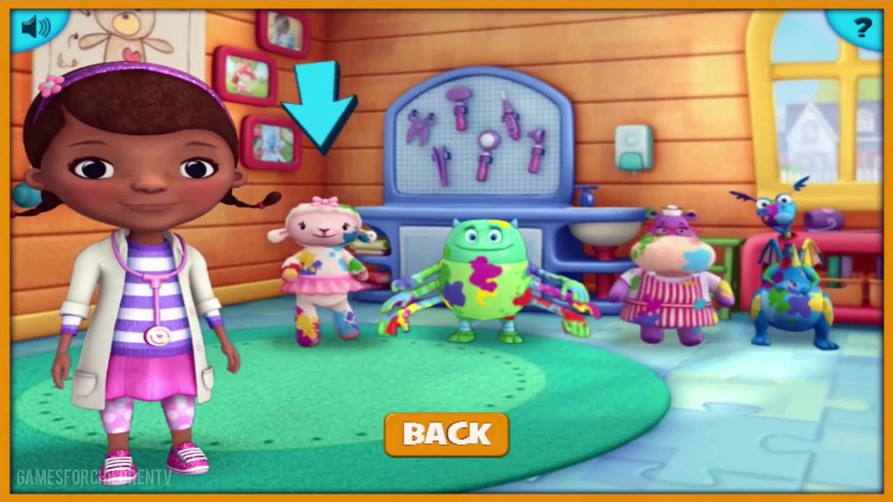 Doc McStuffins Full Game Episode of Doc's Painting Pals   Complete Walkthrough   Cartoon for Kids Ga