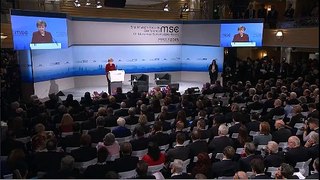 Statement and Discussion with Dr  Angela Merkel at MSC 2015