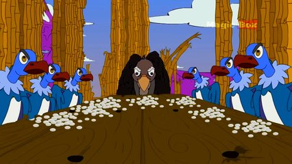 Blind Vulture   Hitopadesha Tales In Hindi   Animation Cartoon Stories For Kids