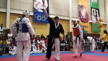 DRAGON YONG-IN MARTIAL ARTS.....Taekwondo- Black Belt Sparring (good fight)