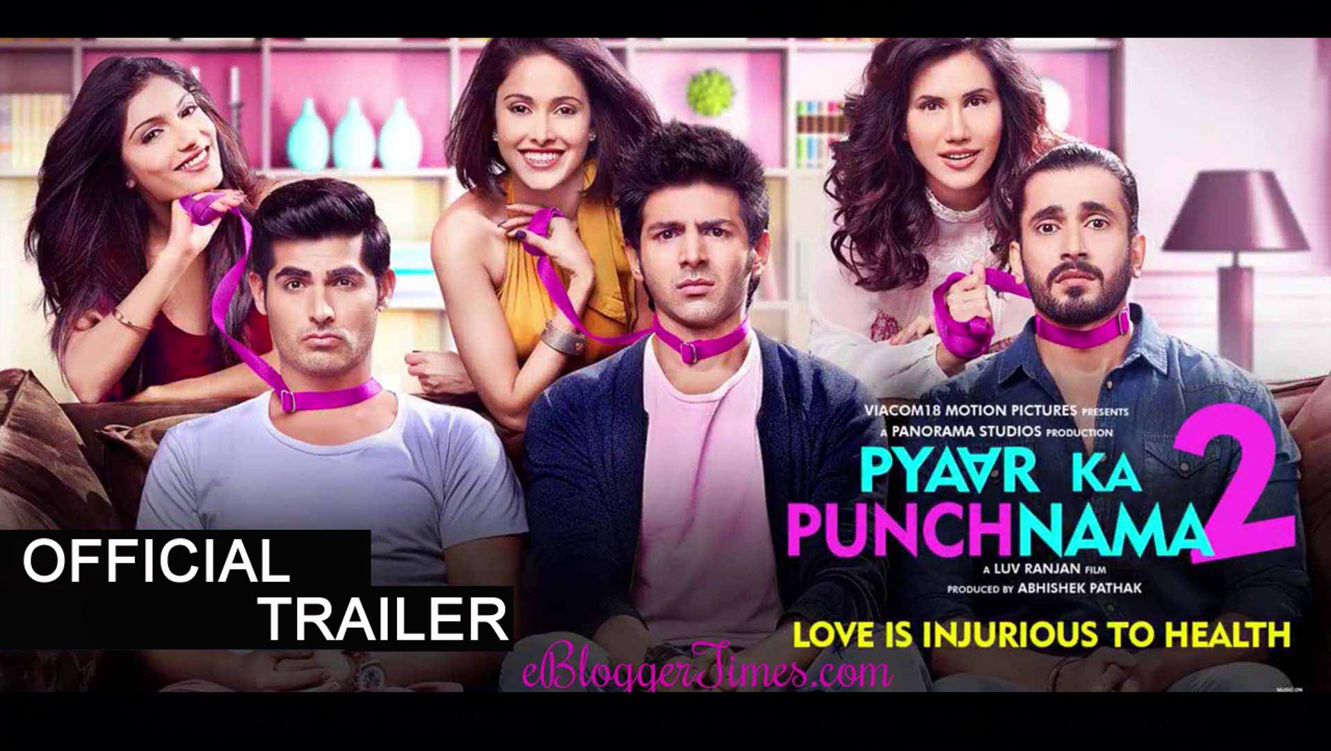 Pyaar Ka Punchnama 2 Trailer Kartik Aaryan Nushrat Bharucha Sunny Singh Sonnalli Seygall Omkar Kapoor Ishita Sharma Hot Sexy New Movie 2015 HD