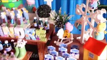 Decoração de festa infantil Peppa Pig - Rústico