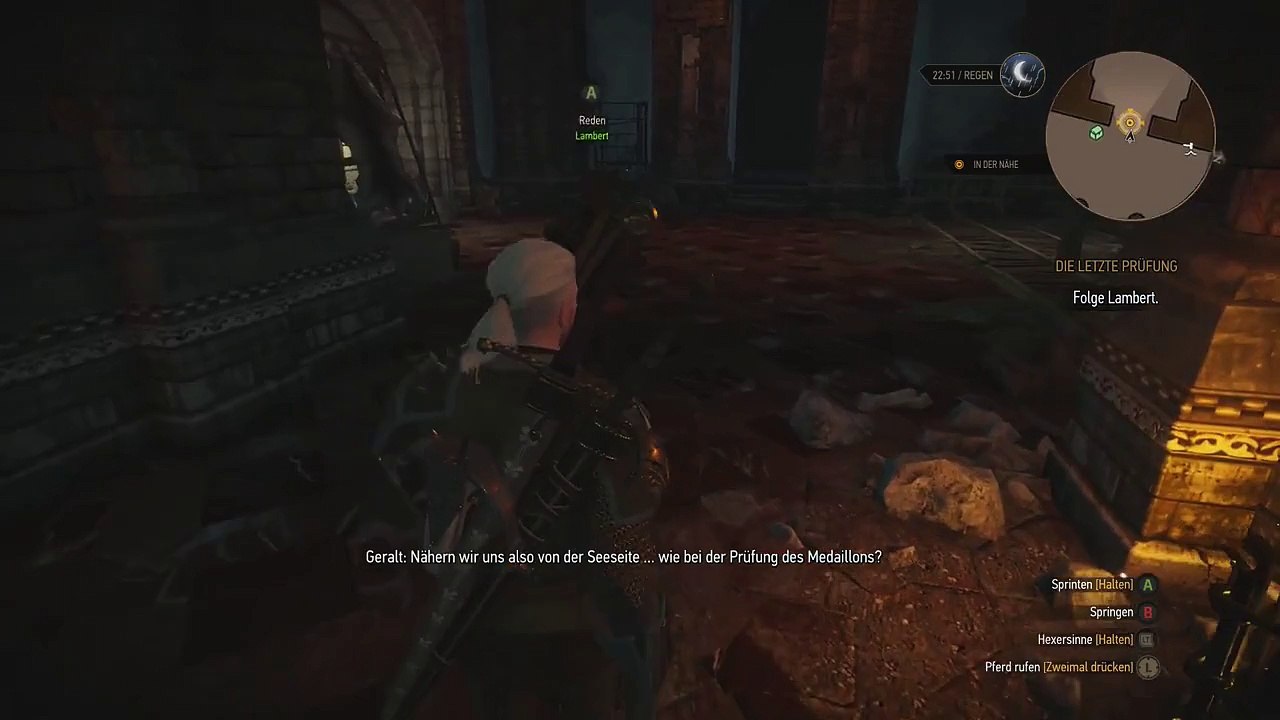 Witcher 3 Wild Hunt: Kaer Morhen Lambert