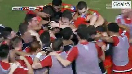 Gareth Bale Goal Cyprus 0 - 1 Wales EURO Qualifications 3-9-2015