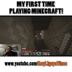 Ray Ligaya MY FIRST TIME PLAYING MINECRAFT! Link Above ☝️