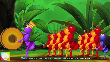 The Ants Go Marching One By One Nursery Rhymes For Children