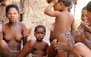 Bushmen Saan tribes Family