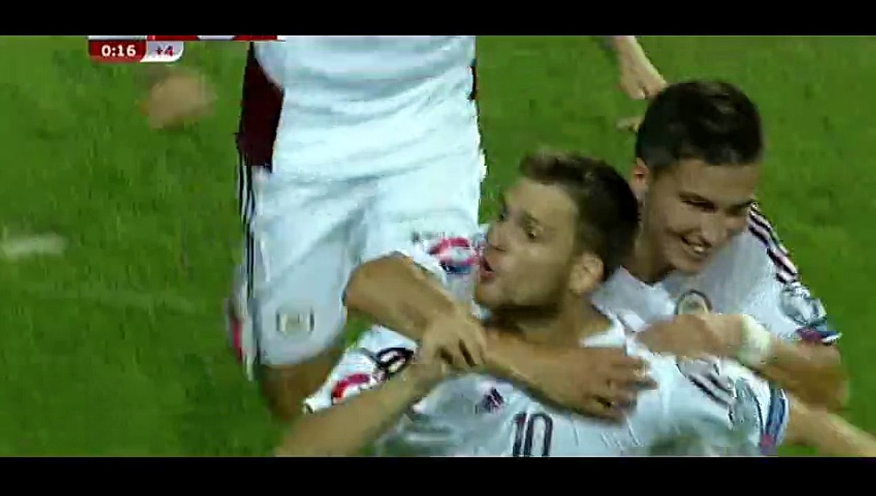 Goal Sabala - Turkey 1-1 Latvia - 03-09-2015 Euro - Qualification