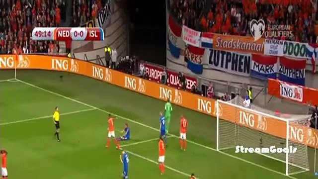 مشاهدة اهداف هولندا وايسلندا بتاريخ 03-09-2015 التصفيات المؤهلة ليورو 2016