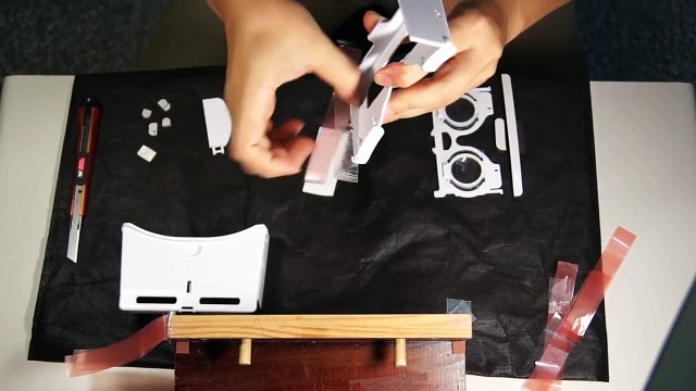VROCK 智慧型手機 3D/VR 眼鏡 DIY 組裝說明,Google Cardboard, VR Oculus Rift, foldable VR glasses
