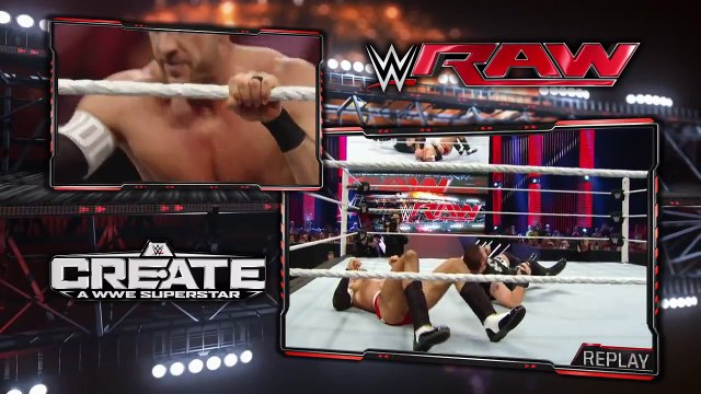 Cesaro vs Kevin Owens WWE Raw August 31 2015