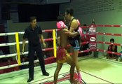 Male Vs Female  Thai Boxing @ Phuket Thailand  - may 2008