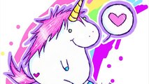 funny cartoon unicorns