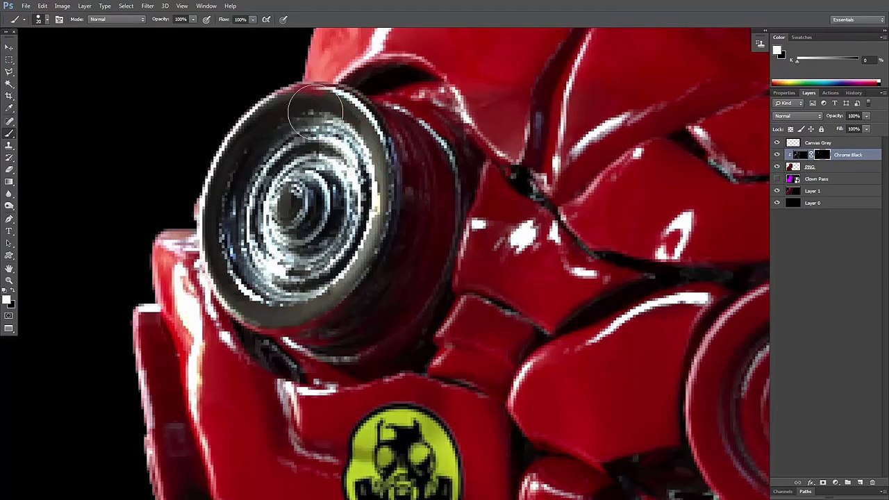 Preview Astrobot Rendering & Composite Tutorial.(Keyshot & Photoshop)