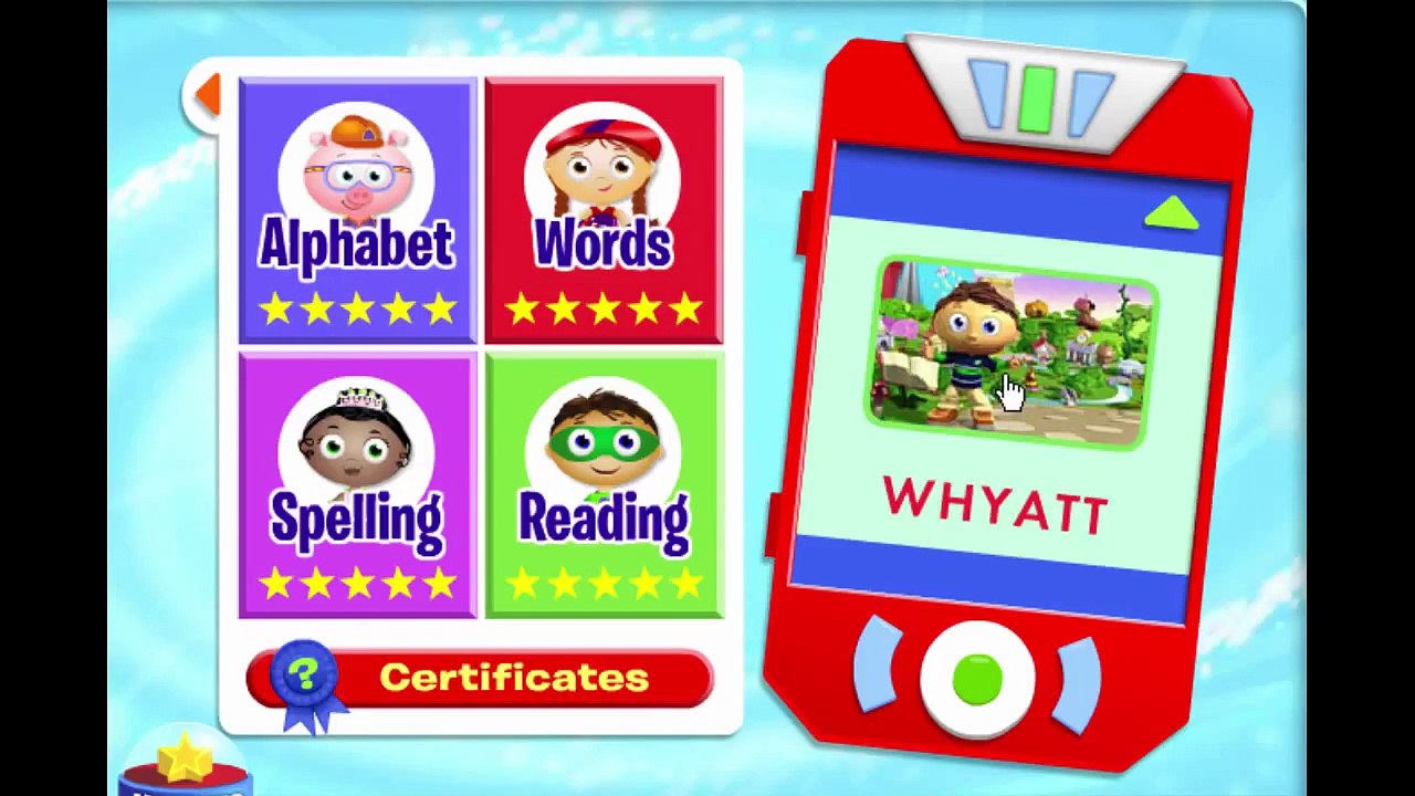 Super Why Super Readers Challenge Cartoon Animation PBS Kids Game Play