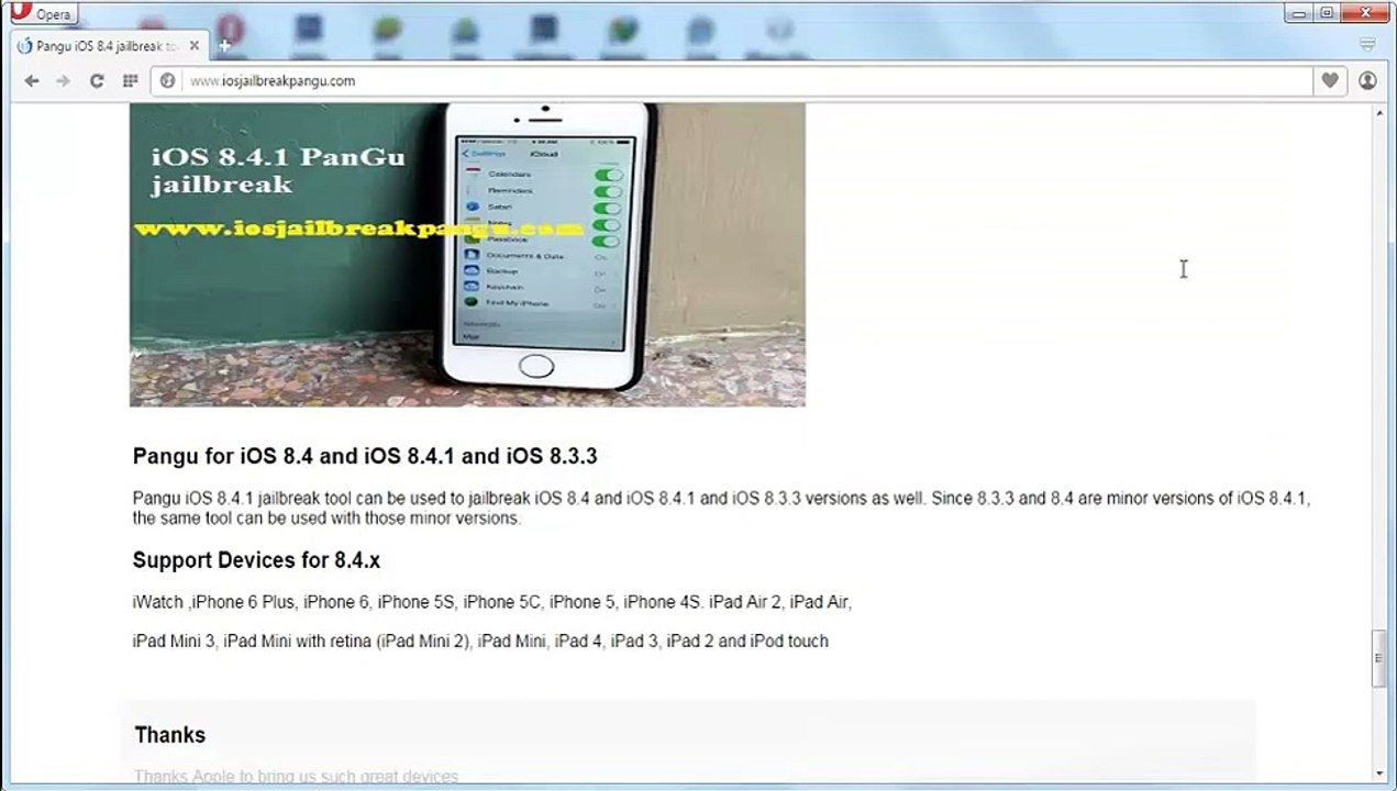 Untethered Jailbreak iOS 8.4.1, iOS 8 Using PP Jailbreak for iPhone, iPad & iPod Touch - Tutorial