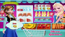 Frozen & Dora Games Elsa Grocery Store Dora The Explorer