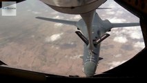 B-1 Bomber Refueling Over Syria